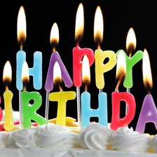 Схема вышивки «С днем рождения!»