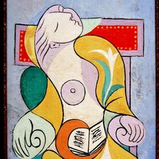 Схема вышивки «ЖЕНА-ПИКАСО»