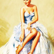 Схема вышивки «Мадам»