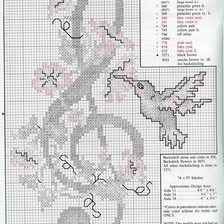 Схема вышивки «Ноты»