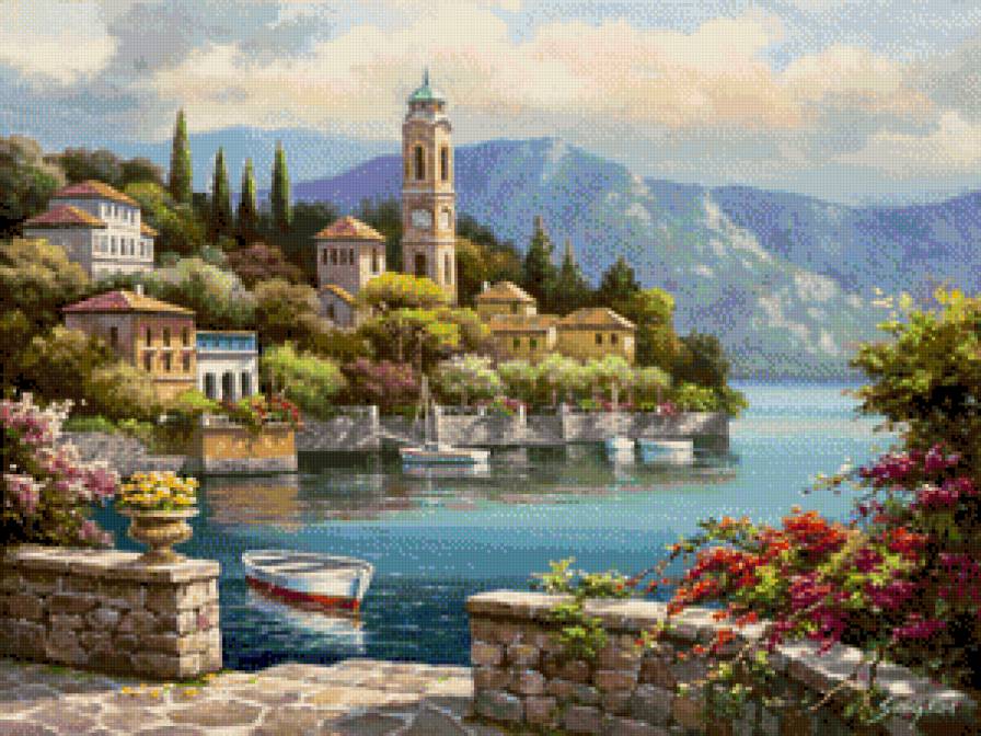 Уютная бухта - море, пейзаж - предпросмотр