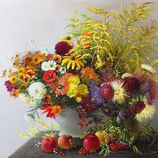 Схема вышивки «Осенний натюрморт»