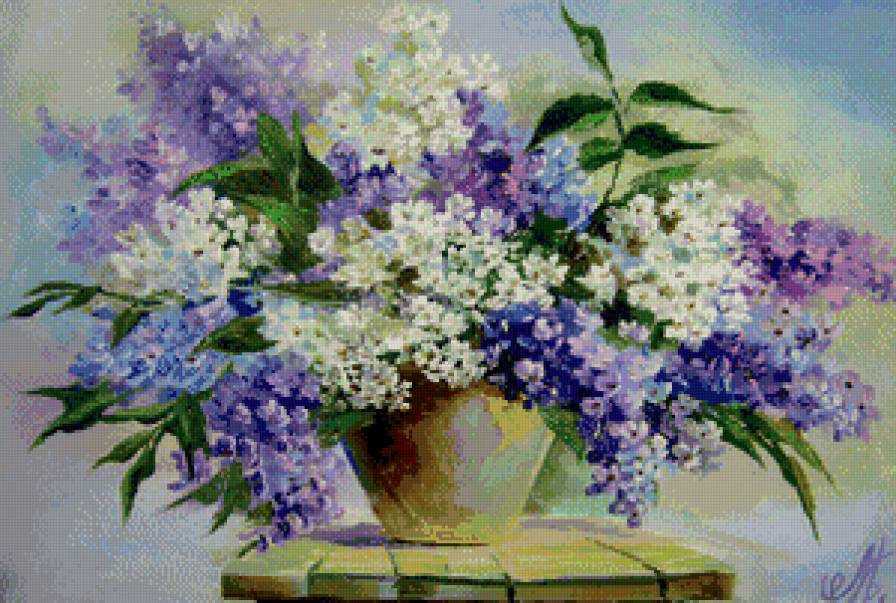 букет сирени - цветы - предпросмотр