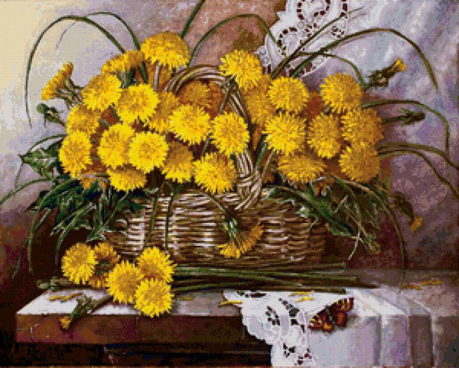 одуванчики - цветы - предпросмотр