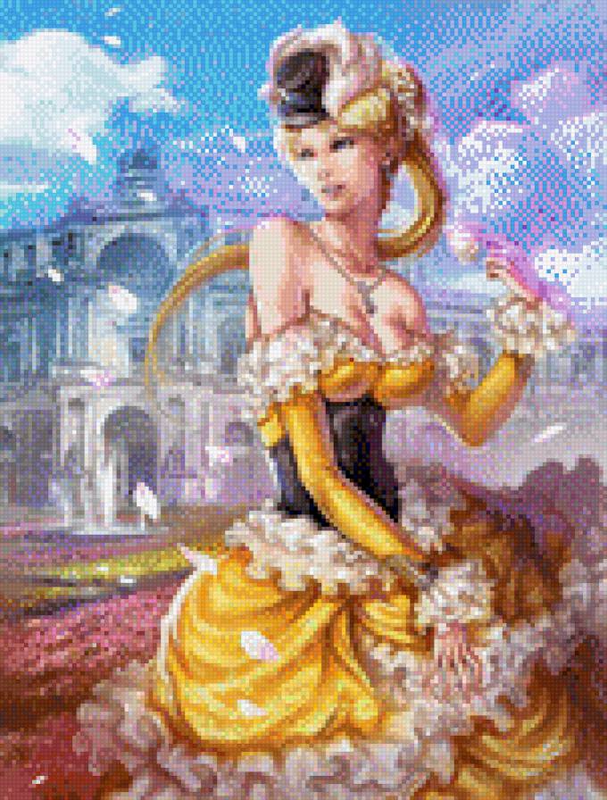 Чаепитие - романтика, девушка, фэнтези - предпросмотр