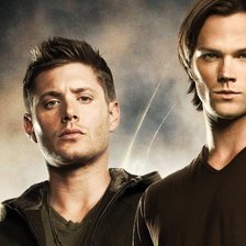 Схема вышивки «Дин и Сэм»