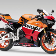 Схема вышивки «Honda CBR 600 RR Repsol»