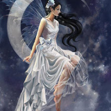 Схема вышивки «Лунная фея»