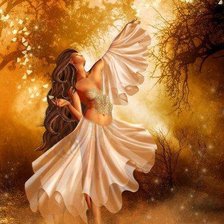 Схема вышивки «Танцовщица»