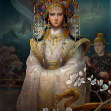 Схема вышивки «Принцесса  Турандот»