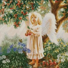 Схема вышивки «Ангелочек»