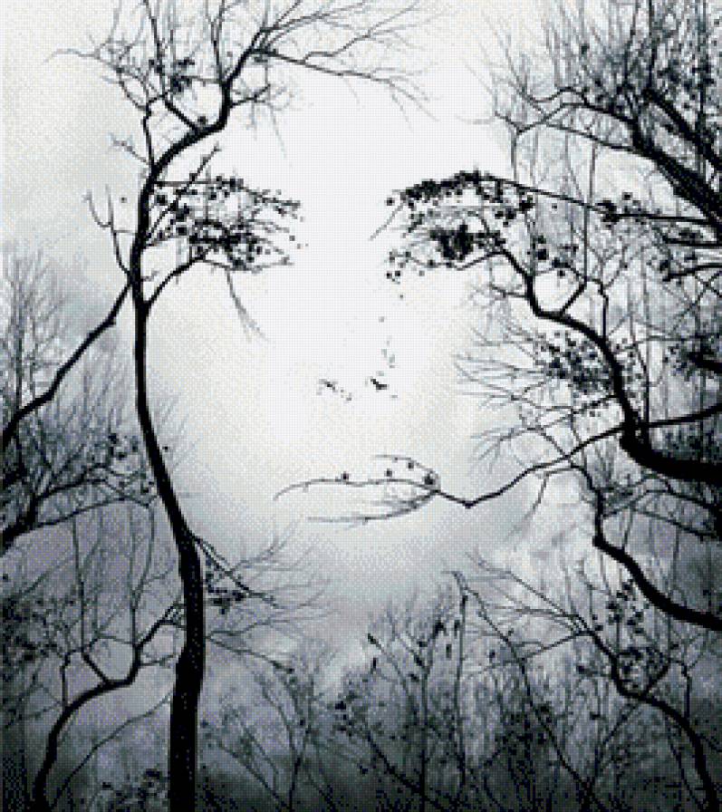 Лицо - природа - предпросмотр