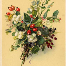 Схема вышивки «Ягодный букетик»