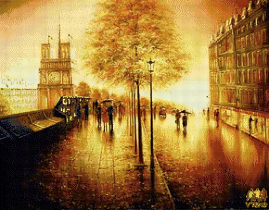 Осень в Париже - осень, париж - предпросмотр