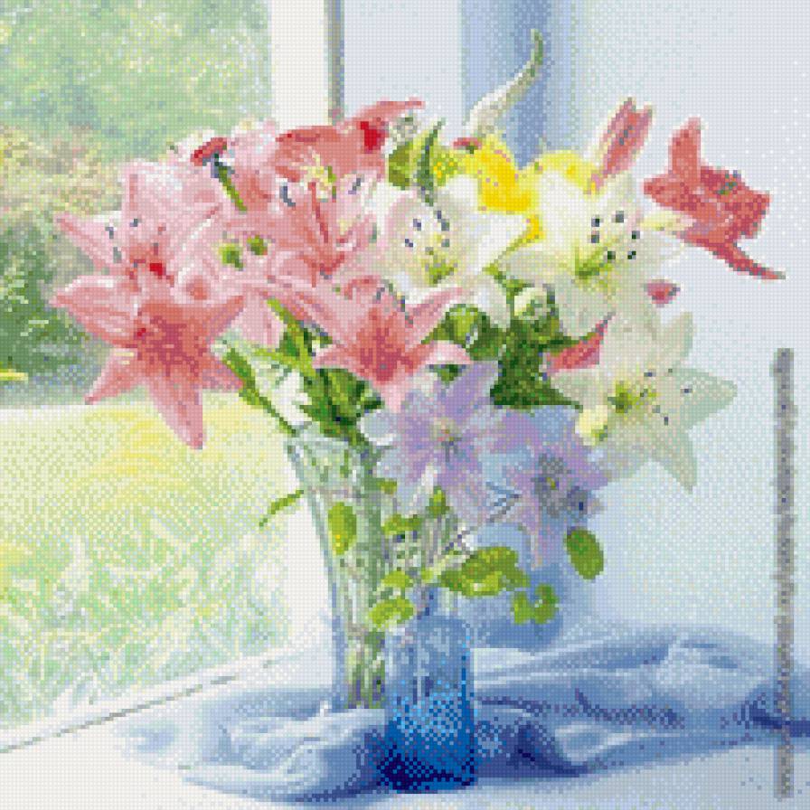 Букет лилий - цветы - предпросмотр