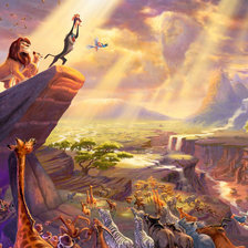 Схема вышивки «"The Lion King"»