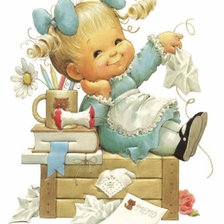 Схема вышивки «ученица»