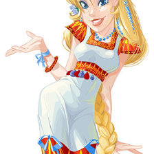 Схема вышивки «василиса краса длинная коса»