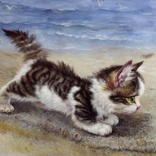 Схема вышивки «Где прячутся крабы?»