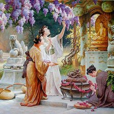 Схема вышивки «китайские мотивы»