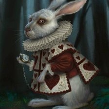 Схема вышивки «заяц»