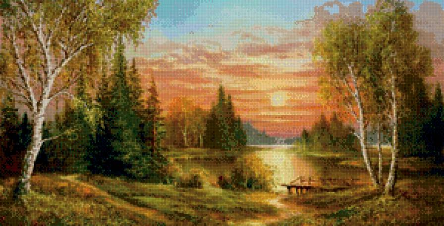 закат - пейзаж, природа - предпросмотр