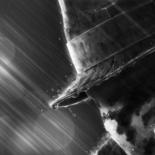 Схема вышивки «Роршах-нуар»