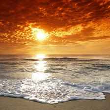 Схема вышивки «Море»