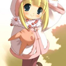 Схема вышивки «девочка улыбка»