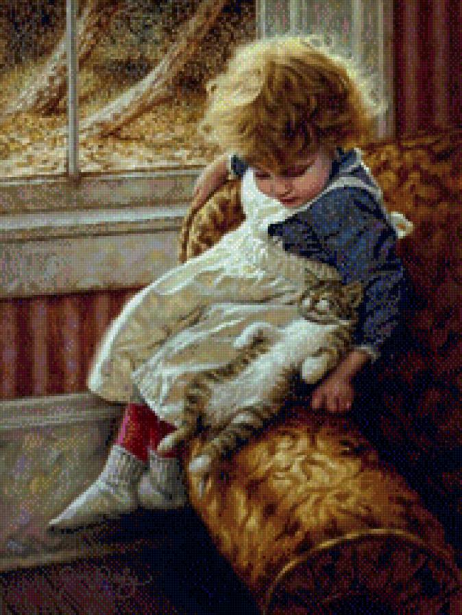 №738976 - котенок, дети - предпросмотр