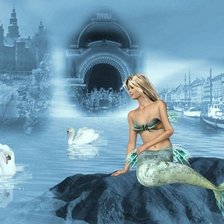 Схема вышивки «Русалка»