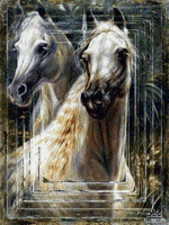 Лошади 1 - кони, животные, лошади - предпросмотр