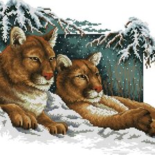 Схема вышивки «Животные»