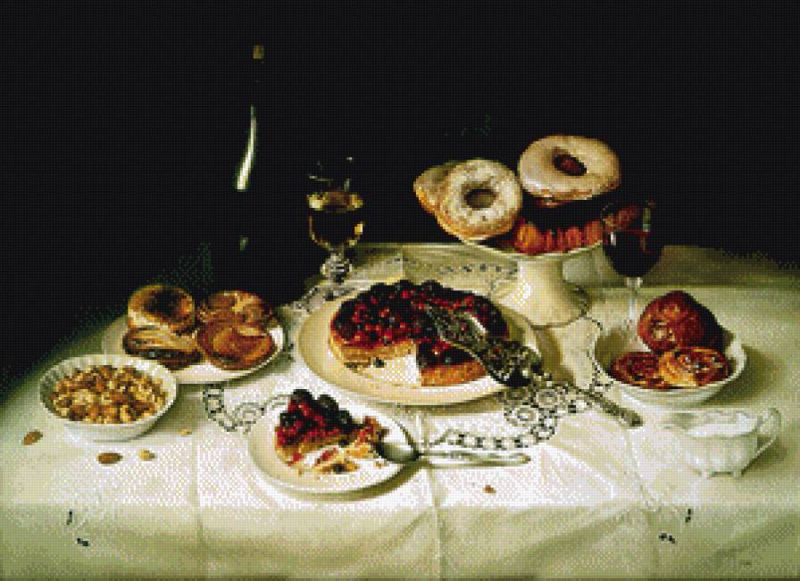 Чаепитие - натюрморт - предпросмотр