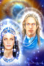 Схема вышивки «Микаэль и Вера»