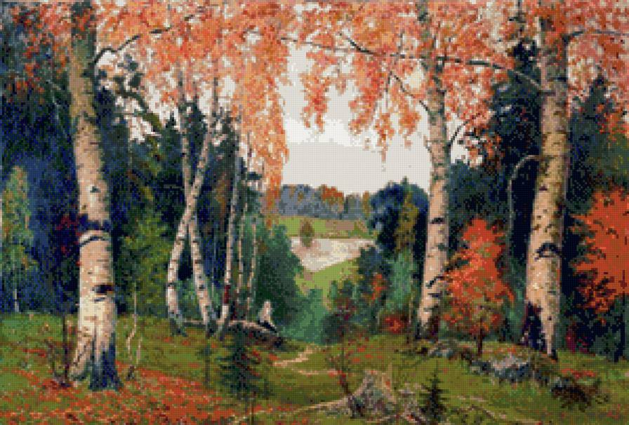 в осеннем лесу - пейзаж, природа - предпросмотр