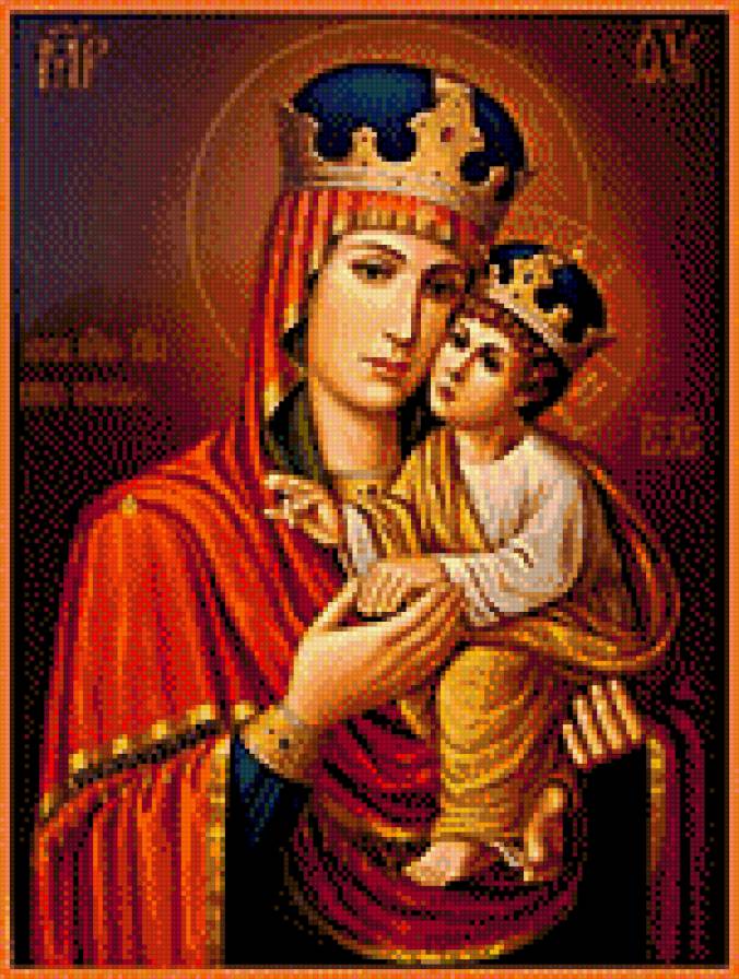 Киево-Братская икона Божией Матери - икона божией матери - предпросмотр