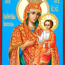 Схема вышивки «Иконы Божьей матери»