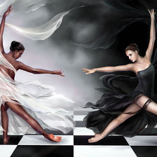 Схема вышивки «Черное и Белое»