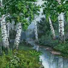 Схема вышивки «Природа»