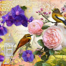 Схема вышивки «цветы»