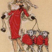 Схема вышивки «ТАНЦУЮЩИЕ ДОЛМАТИНЦЫ»