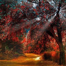 Схема вышивки «осінь»