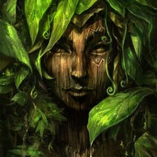 Схема вышивки «Дух леса»