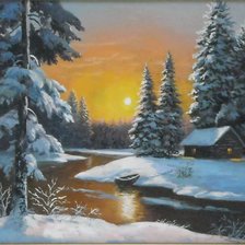 Схема вышивки «Сторожка»