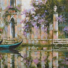 Схема вышивки «венеция»