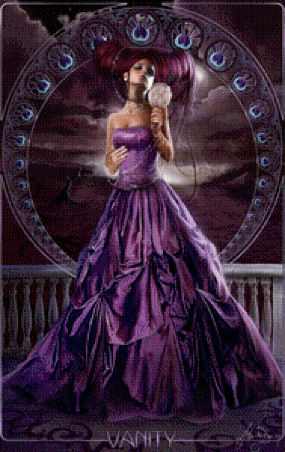 тщеславие - девушка, семь смертных грехов - предпросмотр