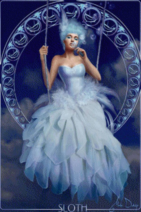 лень - девушка, семь смертных грехов - предпросмотр