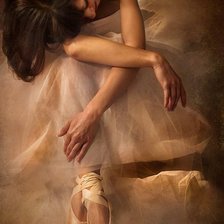 Схема вышивки «балерина»