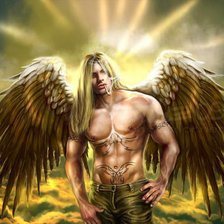 Схема вышивки «Ангел»